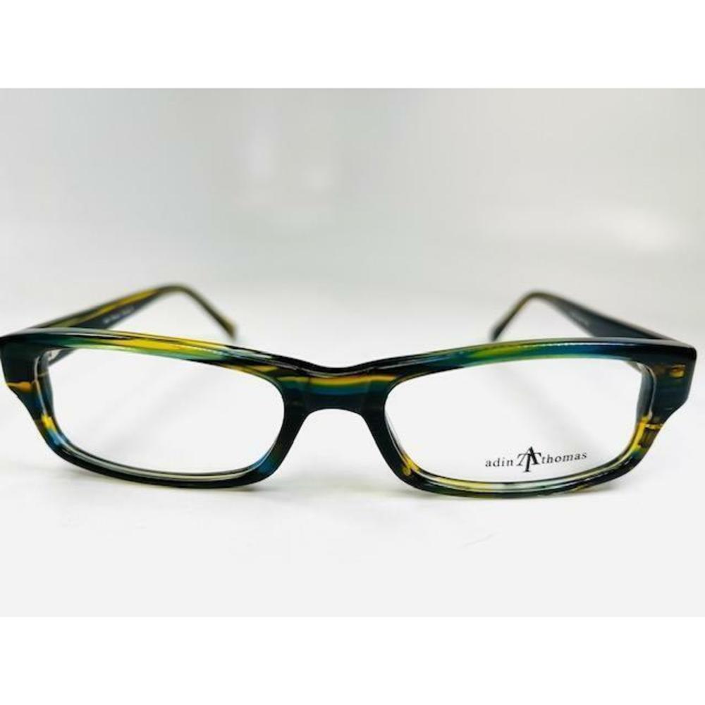 New Adin Thomas AT-244 C3 Cobalt & Citron Eyeglasses 52/17/135